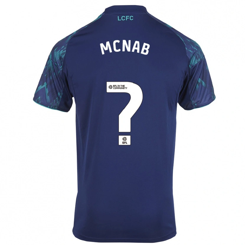 Danxen Kinderen Lewis Mcnab #0 Marine Groen Wit Uitshirt Uittenue 2025/26 T-Shirt