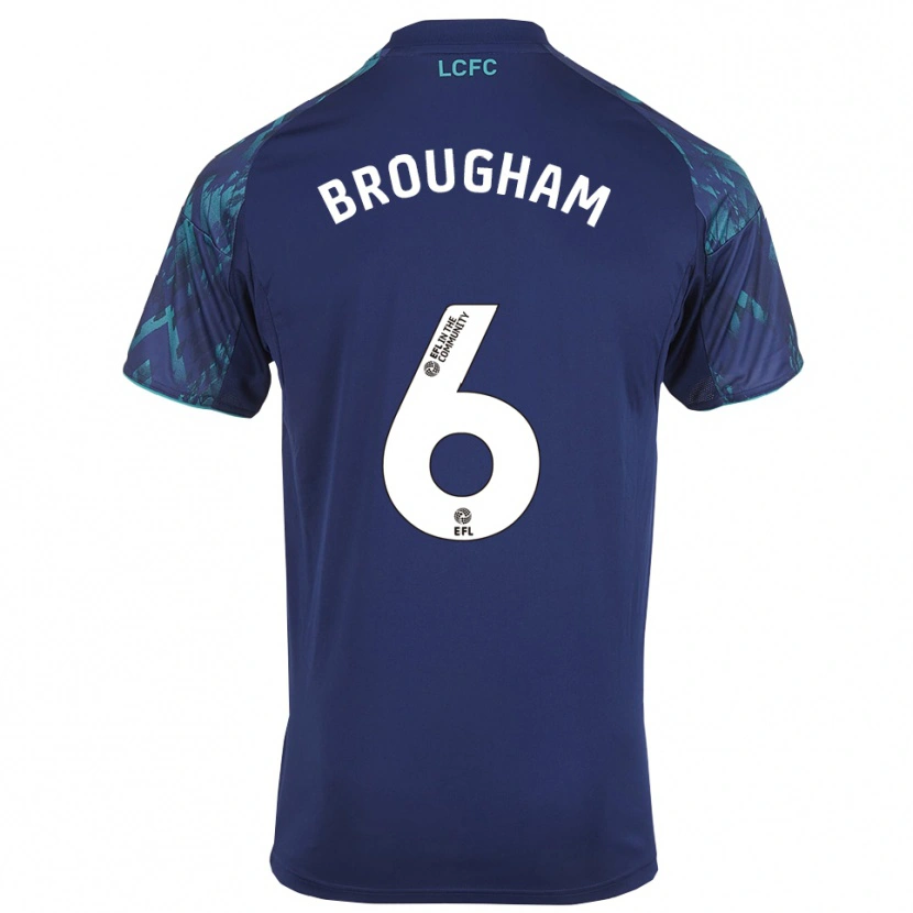 Danxen Kinderen Georgia Brougham #6 Marine Groen Wit Uitshirt Uittenue 2025/26 T-Shirt