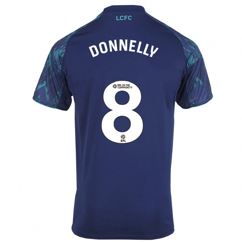 Danxen Kinderen Ryan Donnelly #8 Marine Groen Wit Uitshirt Uittenue 2025/26 T-Shirt