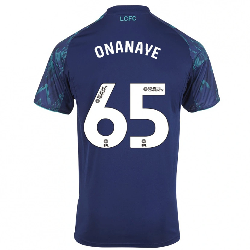 Danxen Kinderen Toby Onanaye #65 Marine Groen Wit Uitshirt Uittenue 2025/26 T-Shirt