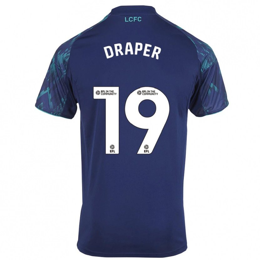 Danxen Kinderen Denny Draper #19 Marine Groen Wit Uitshirt Uittenue 2025/26 T-Shirt