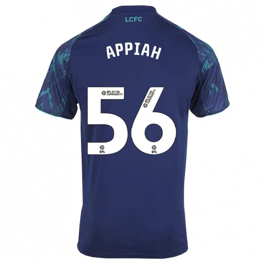 Danxen Kinderen Paul Appiah #56 Marine Groen Wit Uitshirt Uittenue 2025/26 T-Shirt