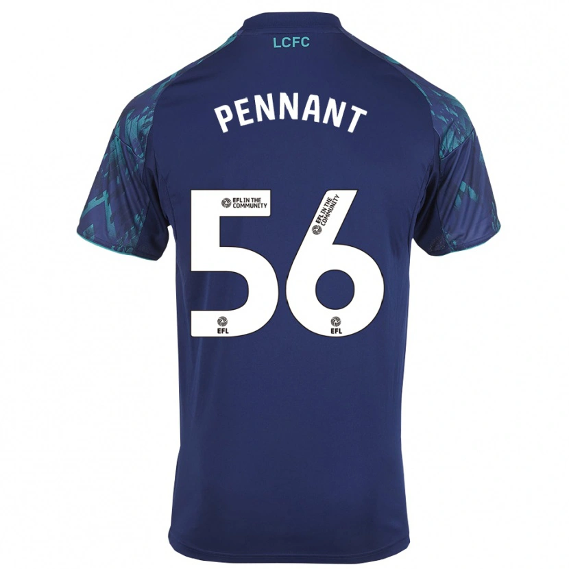 Danxen Kinderen Terrell Pennant #56 Marine Groen Wit Uitshirt Uittenue 2025/26 T-Shirt