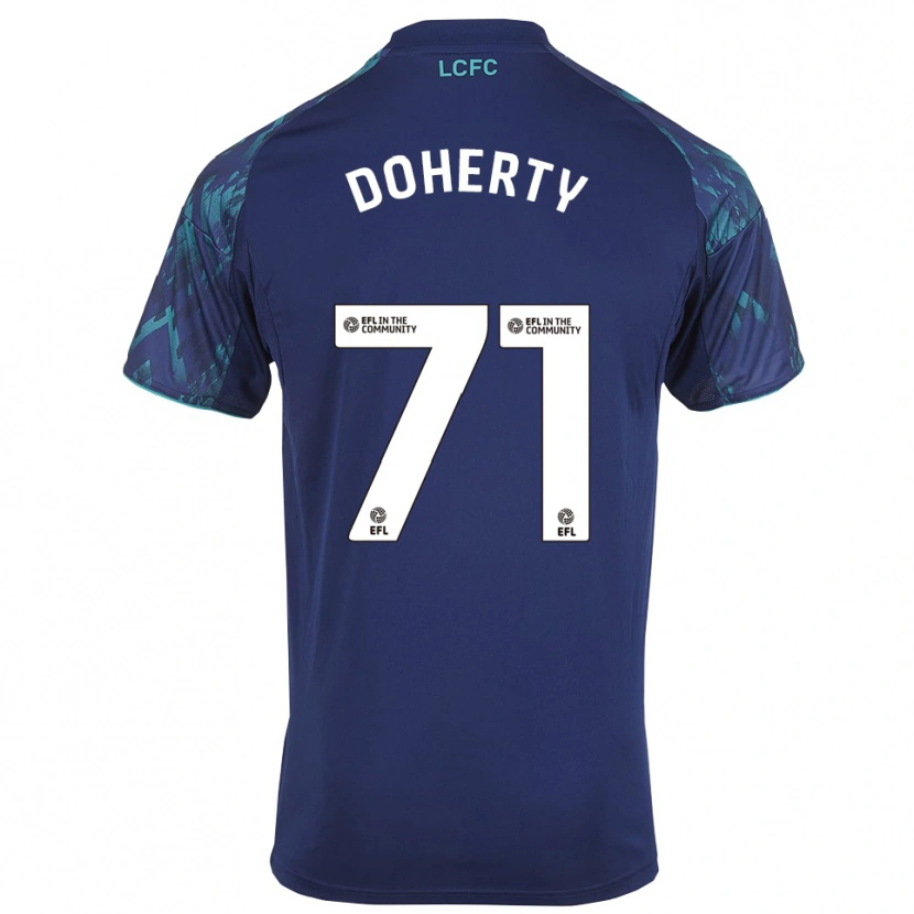 Danxen Kinderen Arlo Doherty #71 Marine Groen Wit Uitshirt Uittenue 2025/26 T-Shirt