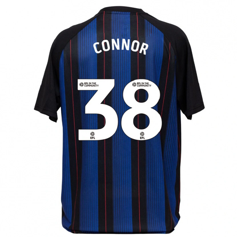 Danxen Kinderen Shea Connor #38 Blauw Zwart Uitshirt Uittenue 2025/26 T-Shirt