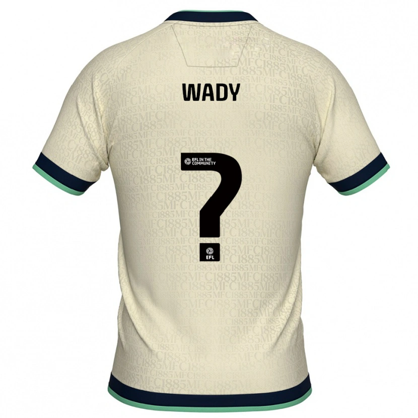 Danxen Kinderen Ethan Wady #0 Champagne Marine Uitshirt Uittenue 2025/26 T-Shirt