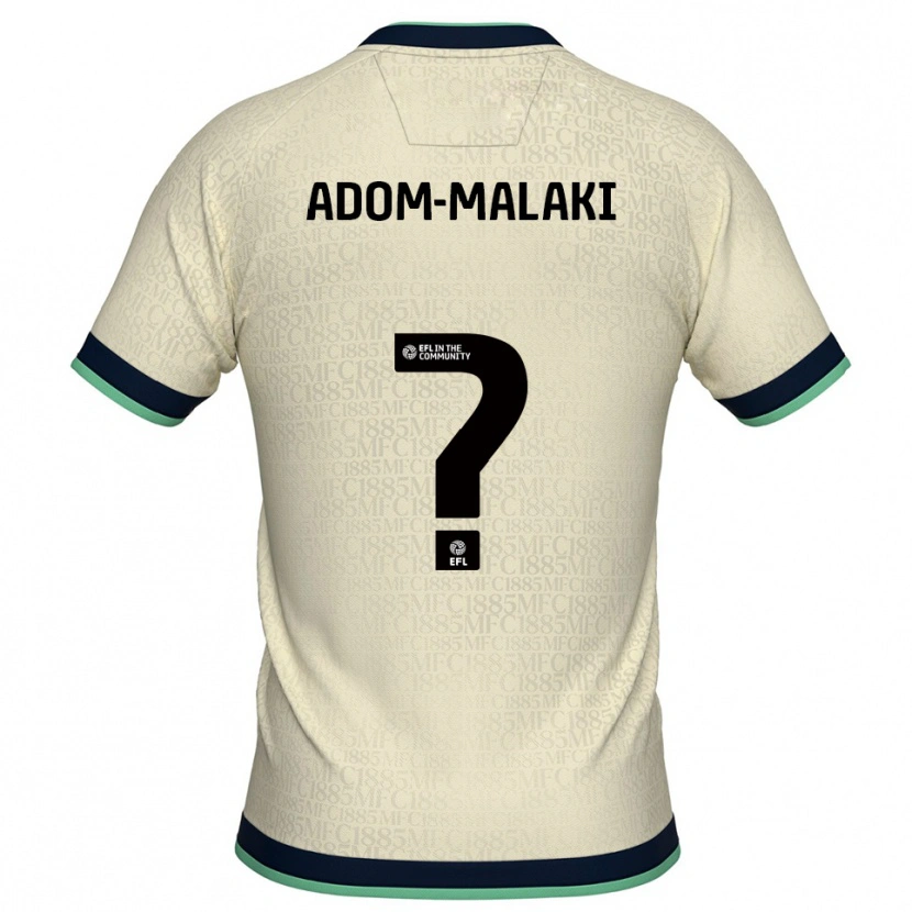 Danxen Kinderen Nino Adom-Malaki #0 Champagne Marine Uitshirt Uittenue 2025/26 T-Shirt