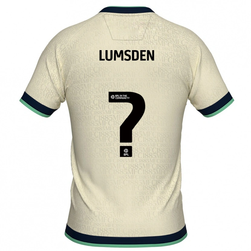 Danxen Kinderen Beth Lumsden #0 Champagne Marine Uitshirt Uittenue 2025/26 T-Shirt