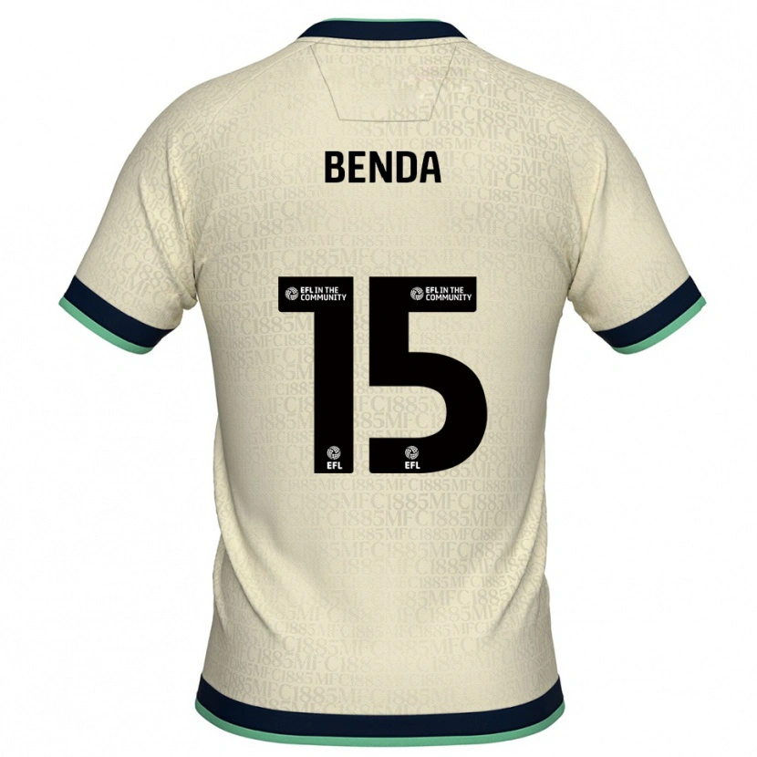 Danxen Kinderen Steven Benda #15 Champagne Marine Uitshirt Uittenue 2025/26 T-Shirt