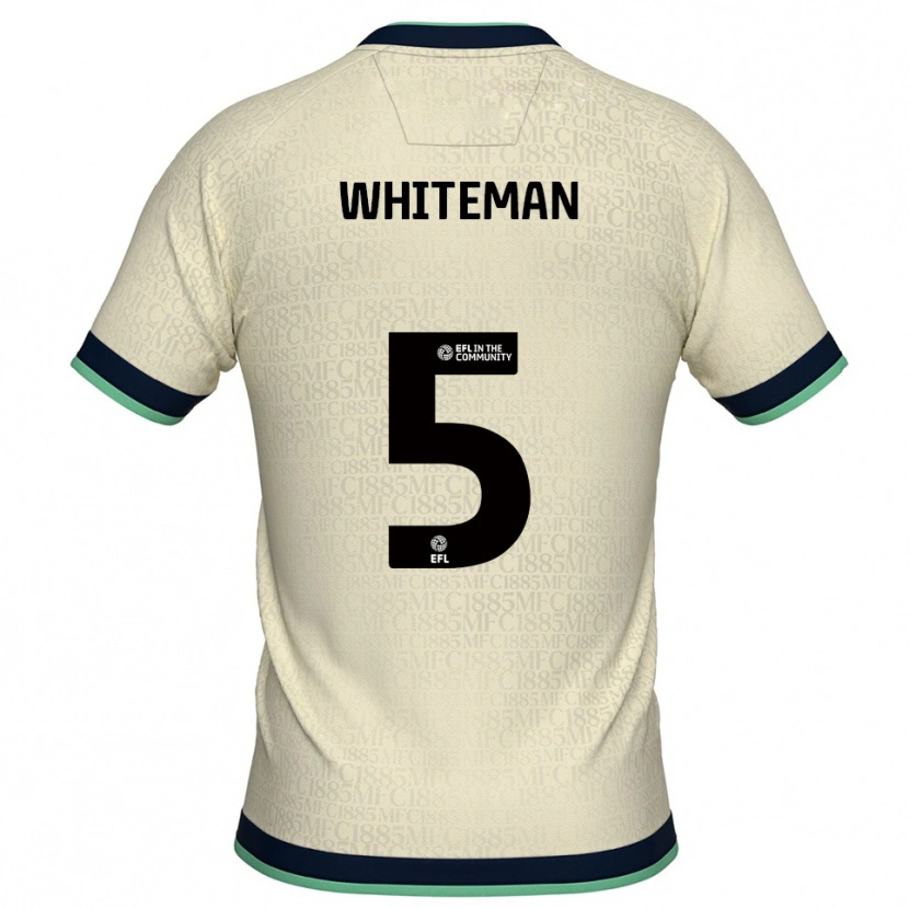 Danxen Kinderen Harvey Whiteman #5 Champagne Marine Uitshirt Uittenue 2025/26 T-Shirt