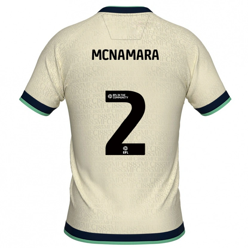 Danxen Kinderen Danny Mcnamara #2 Champagne Marine Uitshirt Uittenue 2025/26 T-Shirt