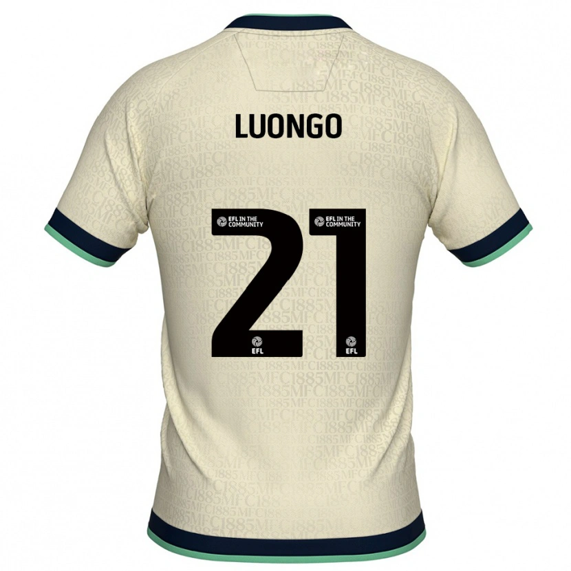 Danxen Kinderen Massimo Luongo #21 Champagne Marine Uitshirt Uittenue 2025/26 T-Shirt