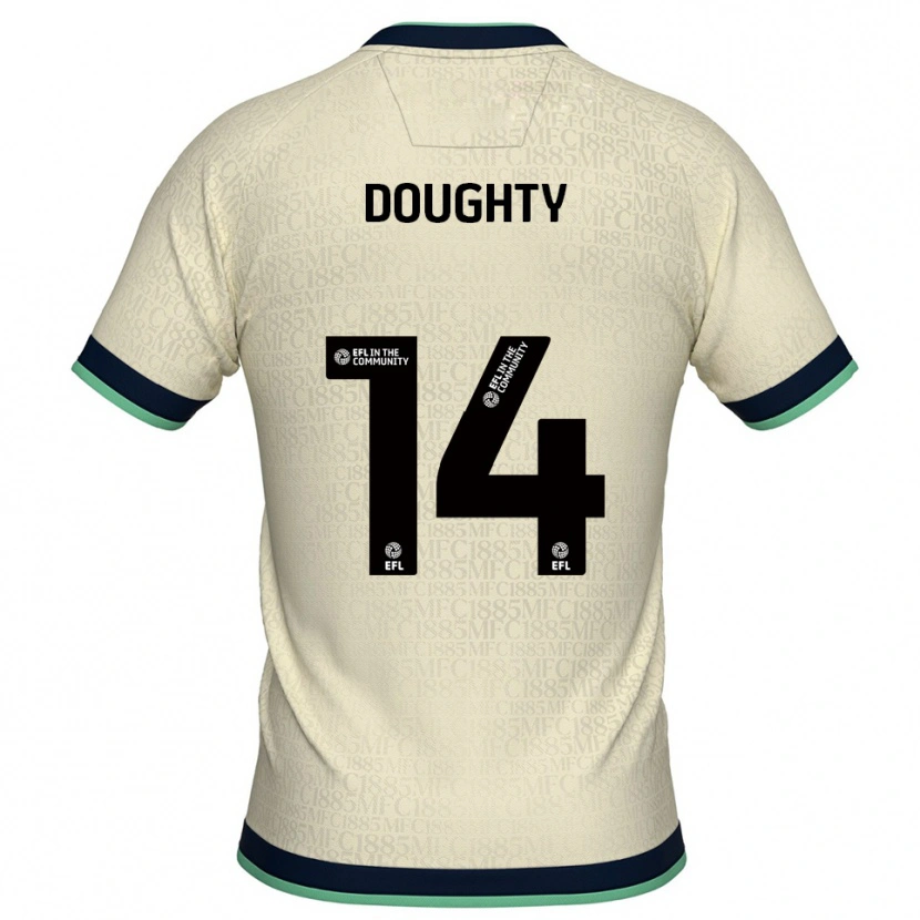 Danxen Kinderen Alfie Doughty #14 Champagne Marine Uitshirt Uittenue 2025/26 T-Shirt