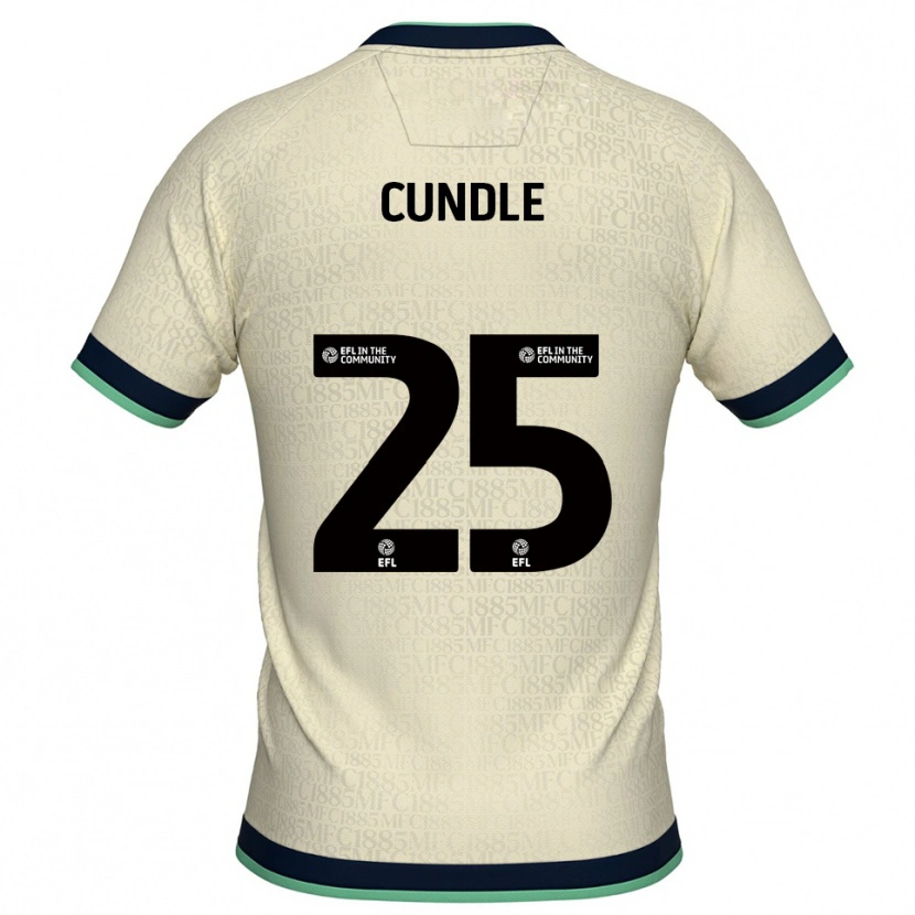 Danxen Kinderen Luke Cundle #25 Champagne Marine Uitshirt Uittenue 2025/26 T-Shirt