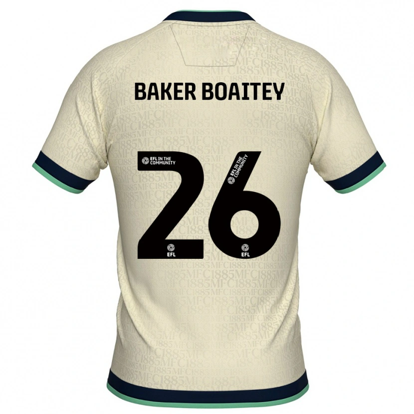 Danxen Kinderen Benicio Baker #26 Champagne Marine Uitshirt Uittenue 2025/26 T-Shirt