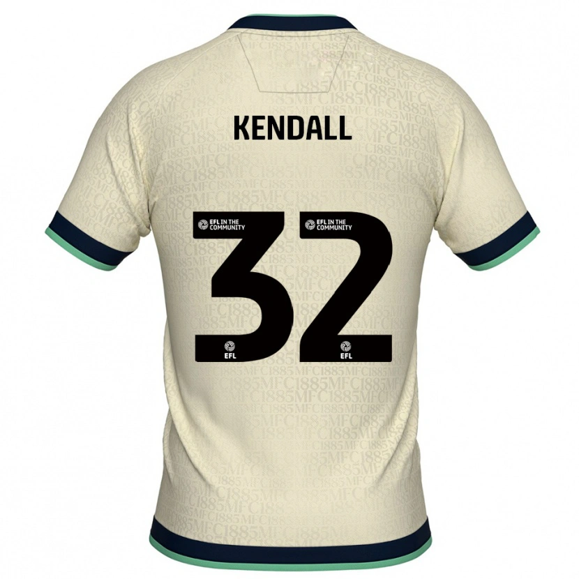 Danxen Kinderen Sheldon Kendall #32 Champagne Marine Uitshirt Uittenue 2025/26 T-Shirt