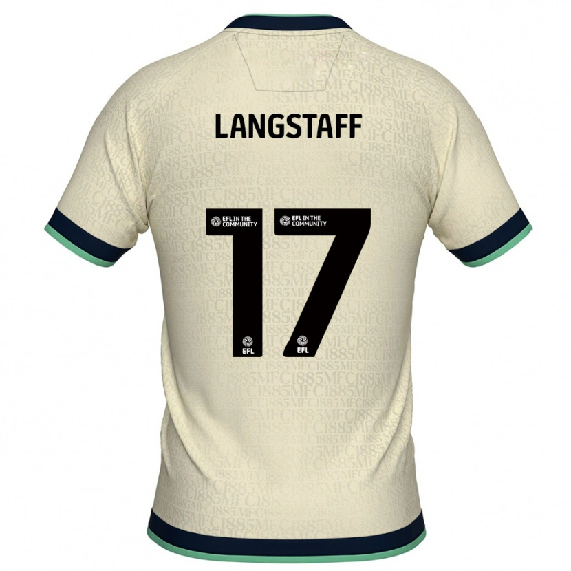 Danxen Kinderen Macaulay Langstaff #17 Champagne Marine Uitshirt Uittenue 2025/26 T-Shirt