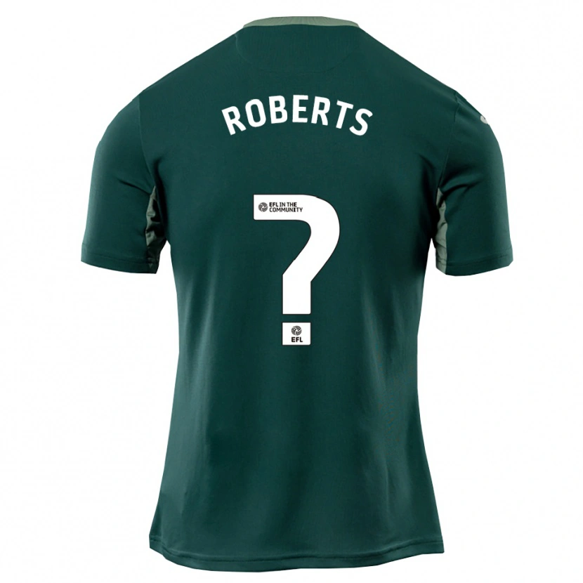 Danxen Kinderen Alex Roberts #0 Groen Wit Paars Uitshirt Uittenue 2025/26 T-Shirt