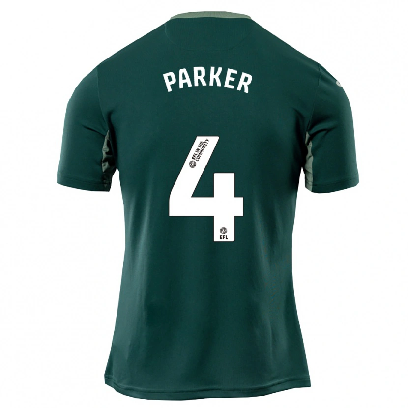 Danxen Kinderen Alice Parker #4 Groen Wit Paars Uitshirt Uittenue 2025/26 T-Shirt