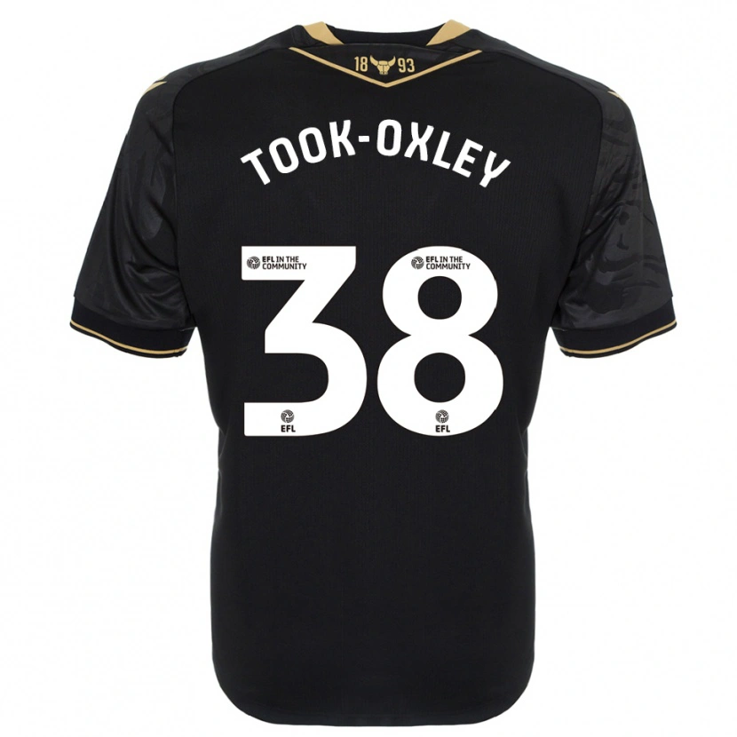 Danxen Kinderen Zaide Took-Oxley #38 Zwart Goud Uitshirt Uittenue 2025/26 T-Shirt