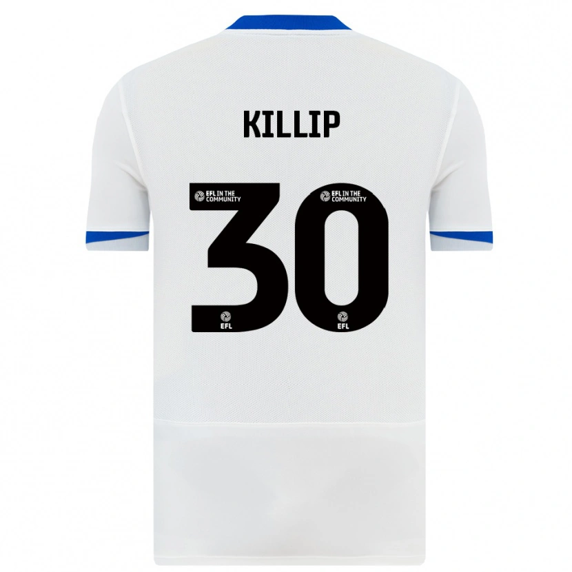 Danxen Kinderen Ben Killip #30 Wit Zwart Uitshirt Uittenue 2025/26 T-Shirt
