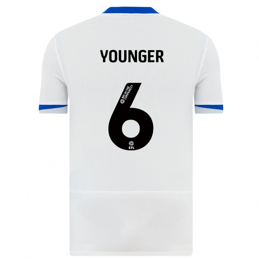 Danxen Kinderen Jazz Younger #6 Wit Zwart Uitshirt Uittenue 2025/26 T-Shirt