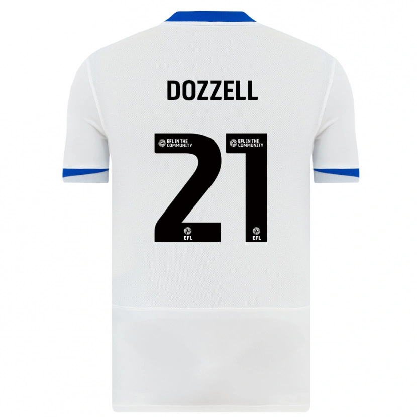 Danxen Kinderen Andre Dozzell #21 Wit Zwart Uitshirt Uittenue 2025/26 T-Shirt