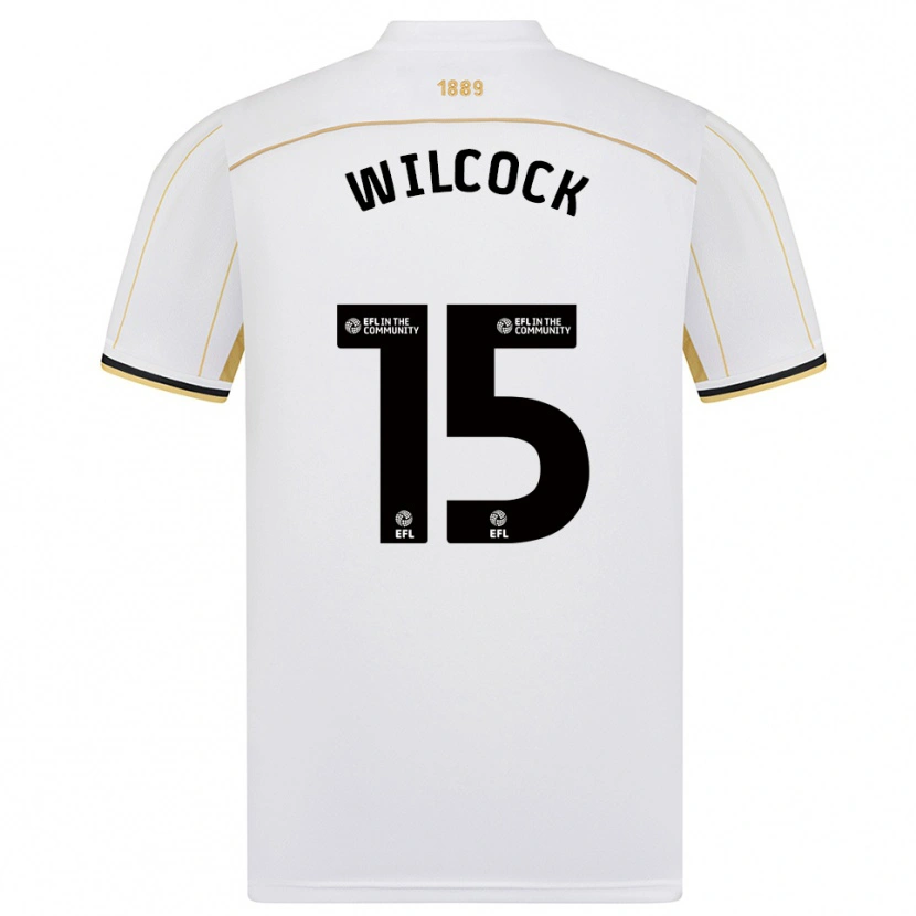 Danxen Kinderen Tamara Wilcock #15 Wit Goud Uitshirt Uittenue 2025/26 T-Shirt