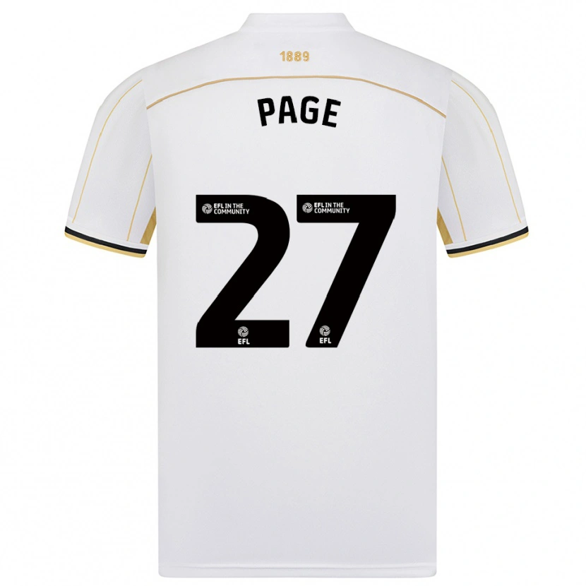 Danxen Kinderen Olivia Page #27 Wit Goud Uitshirt Uittenue 2025/26 T-Shirt