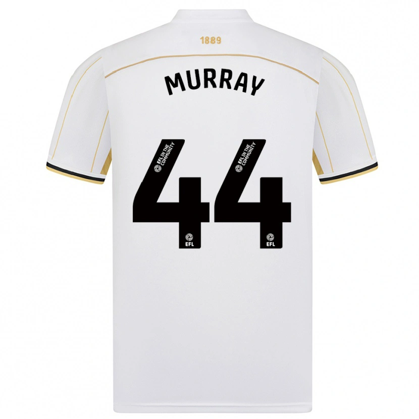 Danxen Kinderen Satara Murray #44 Wit Goud Uitshirt Uittenue 2025/26 T-Shirt
