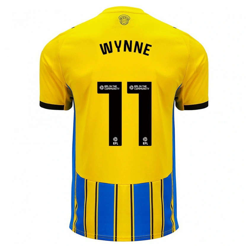 Danxen Kinderen Megan Wynne #11 Blauw Geel Uitshirt Uittenue 2025/26 T-Shirt