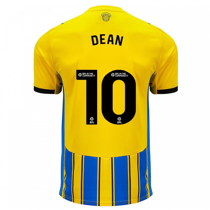 Danxen Kinderen Rianna Dean #10 Blauw Geel Uitshirt Uittenue 2025/26 T-Shirt