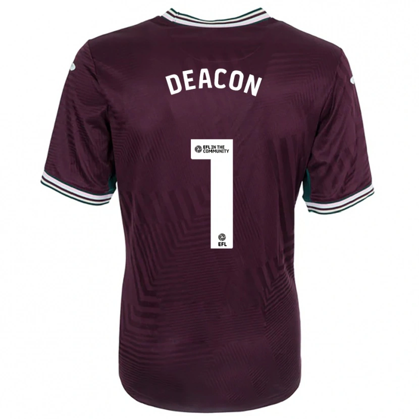 Danxen Kinderen Chelsea Deacon #1 Roest Rood Wit Uitshirt Uittenue 2025/26 T-Shirt