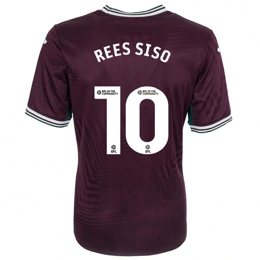 Danxen Kinderen Ramon Rees-Siso #10 Roest Rood Wit Uitshirt Uittenue 2025/26 T-Shirt