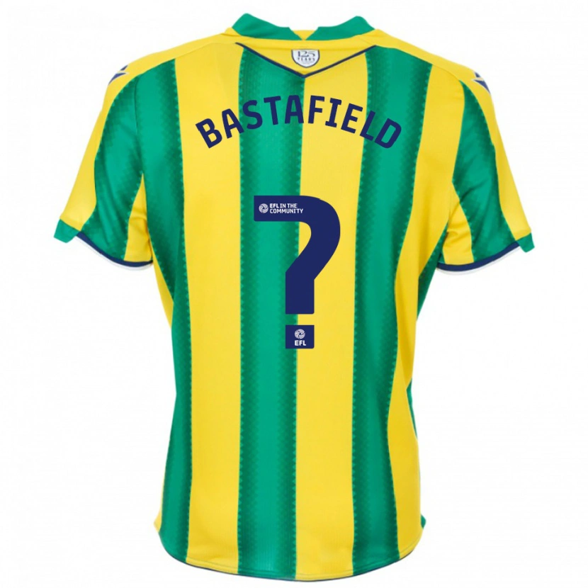 Danxen Kinderen Reece Bastafield #0 Geel Groen Uitshirt Uittenue 2025/26 T-Shirt