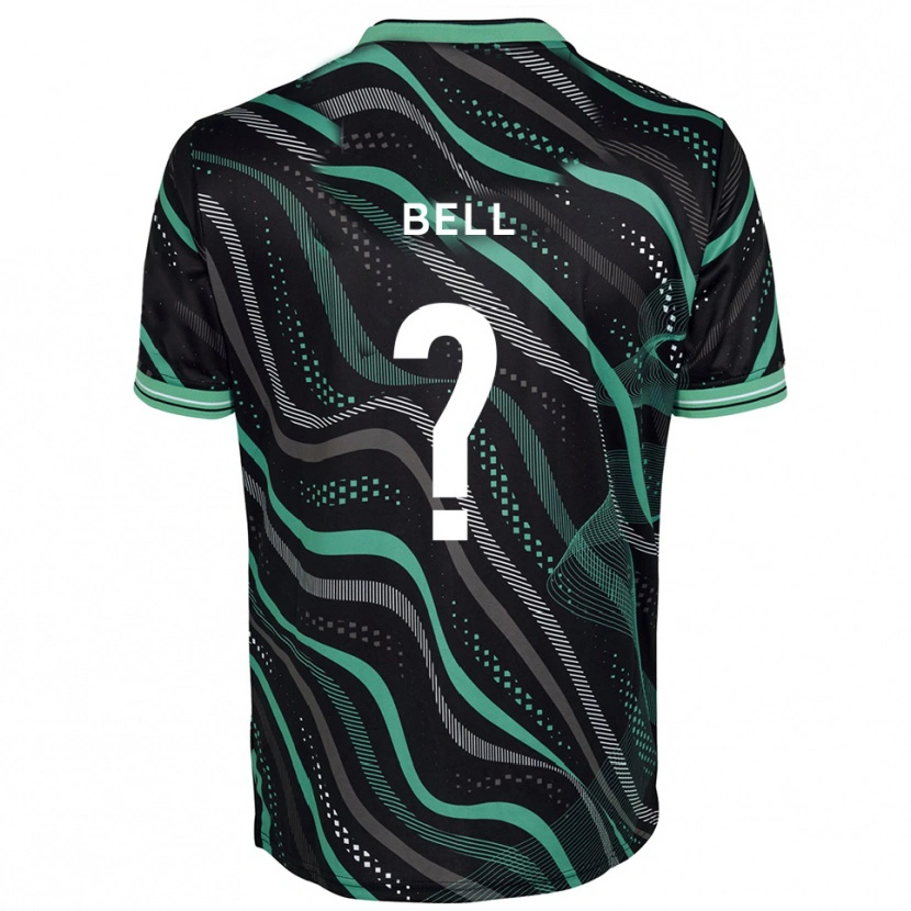 Danxen Kinderen Tai Bell #0 Zwart Groen Uitshirt Uittenue 2025/26 T-Shirt
