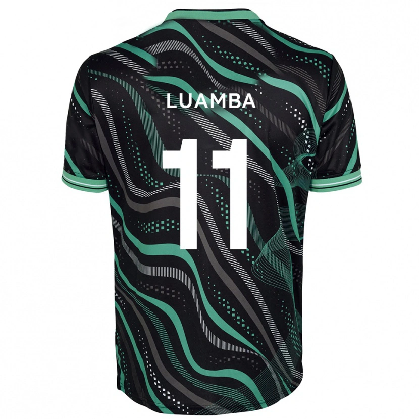 Danxen Kinderen Junior Luamba #11 Zwart Groen Uitshirt Uittenue 2025/26 T-Shirt