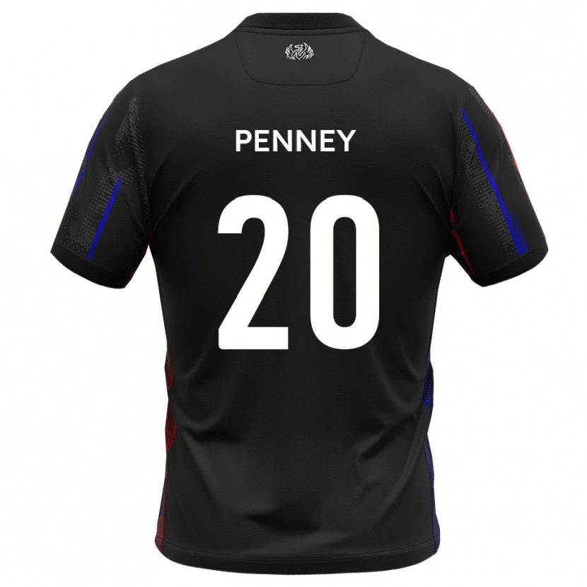 Danxen Kinderen Matt Penney #20 Zwart Rood Uitshirt Uittenue 2025/26 T-Shirt
