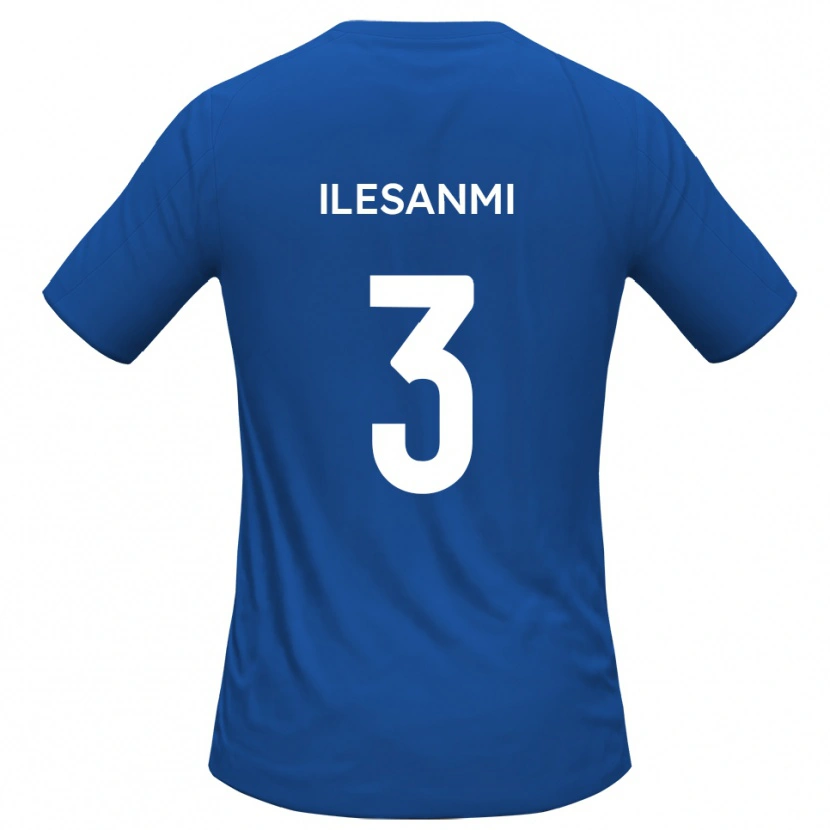 Danxen Kinderen Femi Ilesanmi #3 Hemelsblauw Uitshirt Uittenue 2025/26 T-Shirt