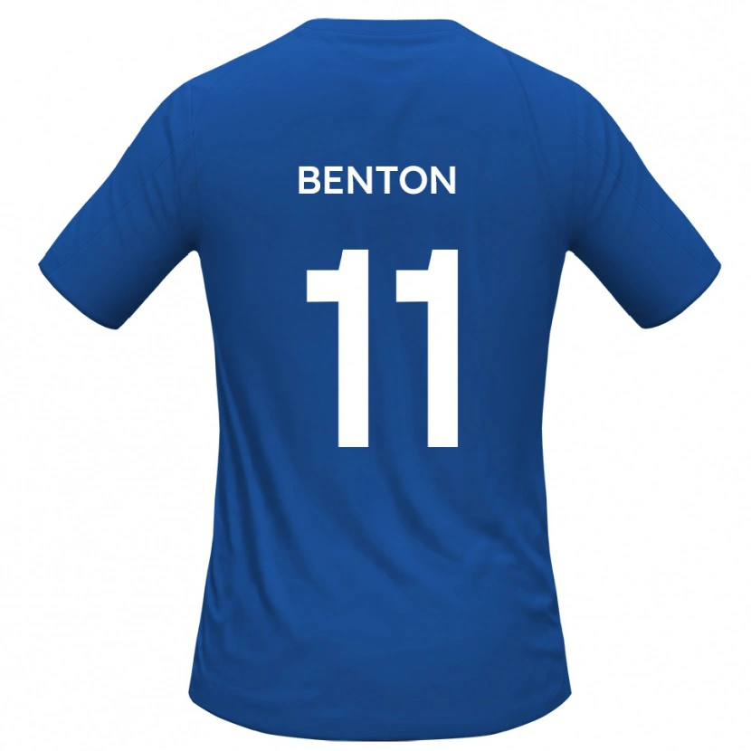 Danxen Kinderen Jon Benton #11 Hemelsblauw Uitshirt Uittenue 2025/26 T-Shirt