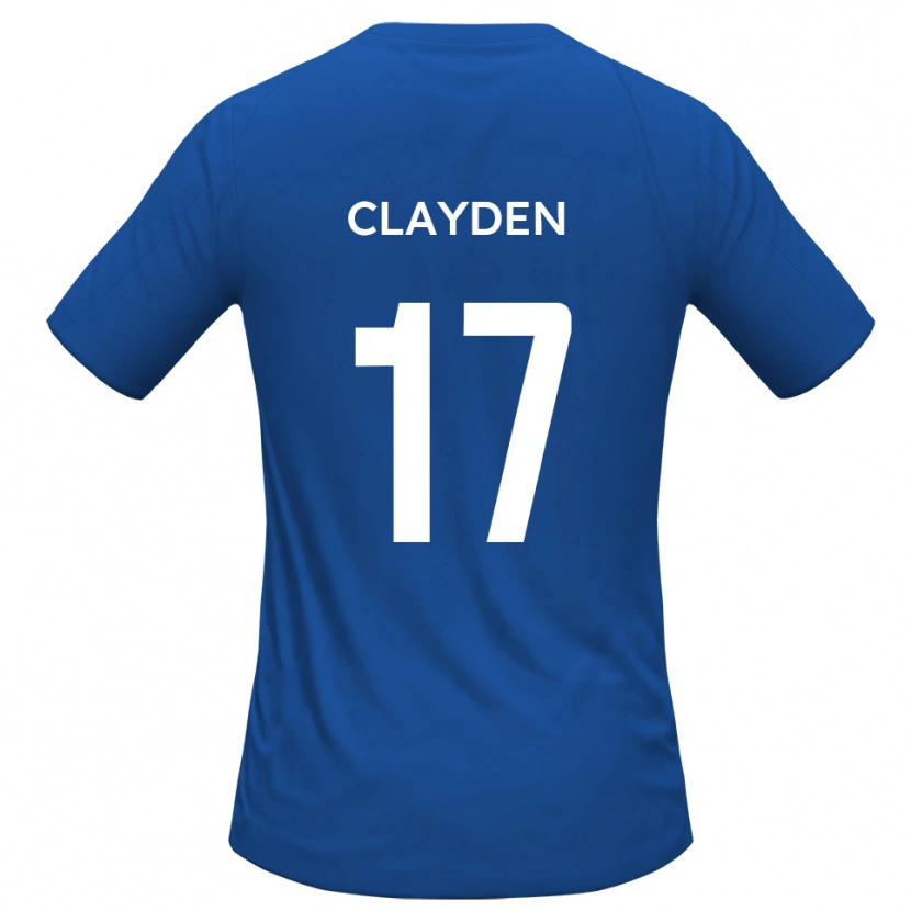 Danxen Kinderen Charles Clayden #17 Hemelsblauw Uitshirt Uittenue 2025/26 T-Shirt