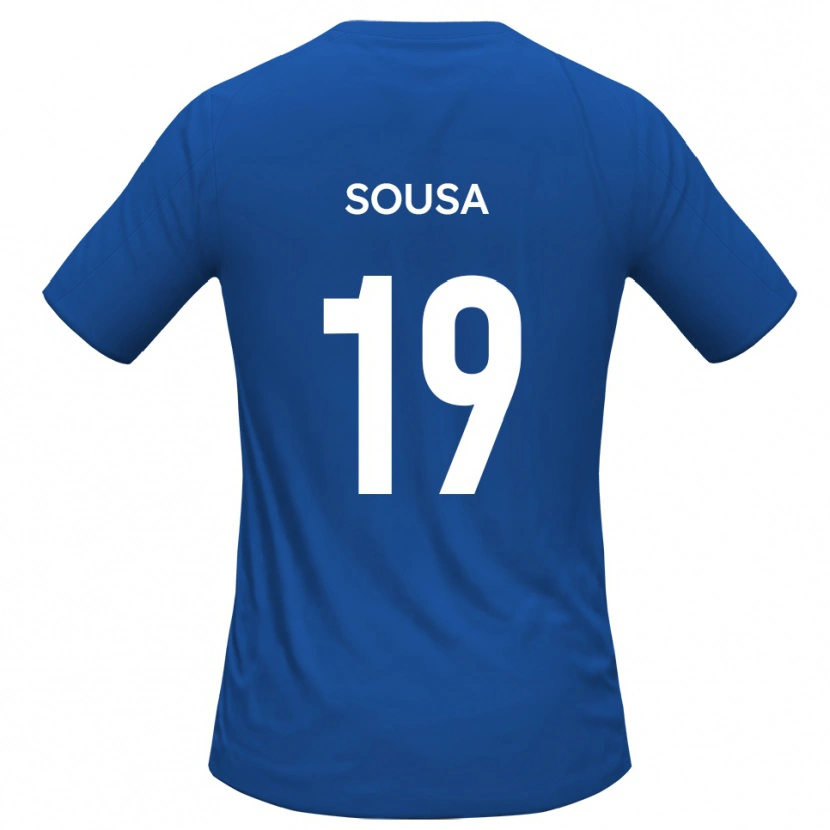 Danxen Kinderen Érico Sousa #19 Hemelsblauw Uitshirt Uittenue 2025/26 T-Shirt