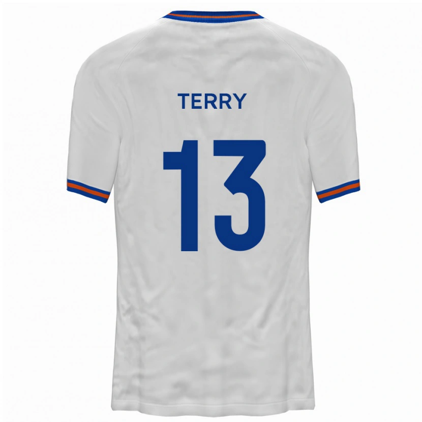 Danxen Kinderen Mason Terry #13 Wit Blauw Uitshirt Uittenue 2025/26 T-Shirt