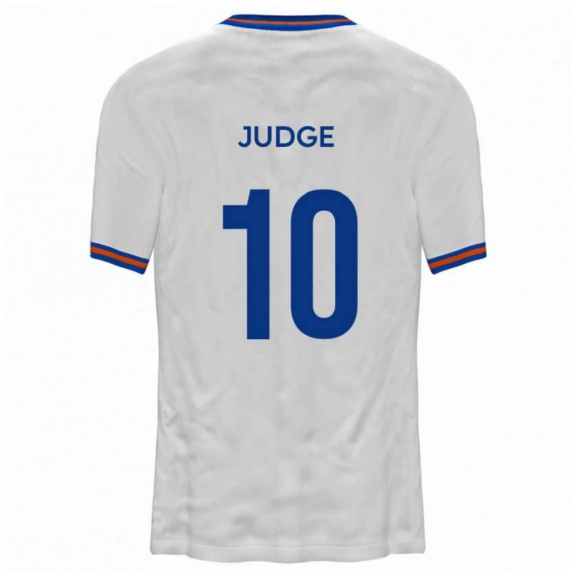 Danxen Kinderen Alan Judge #10 Wit Blauw Uitshirt Uittenue 2025/26 T-Shirt