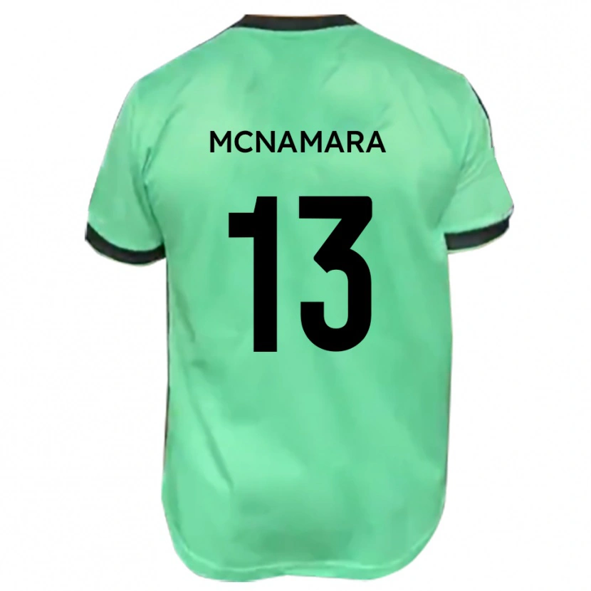 Danxen Kinderen Josh Mcnamara #13 Turkoois Zwart Uitshirt Uittenue 2025/26 T-Shirt