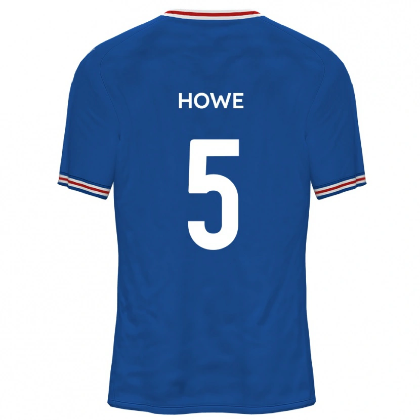 Danxen Kinderen Callum Howe #5 Dodger Blue Uitshirt Uittenue 2025/26 T-Shirt