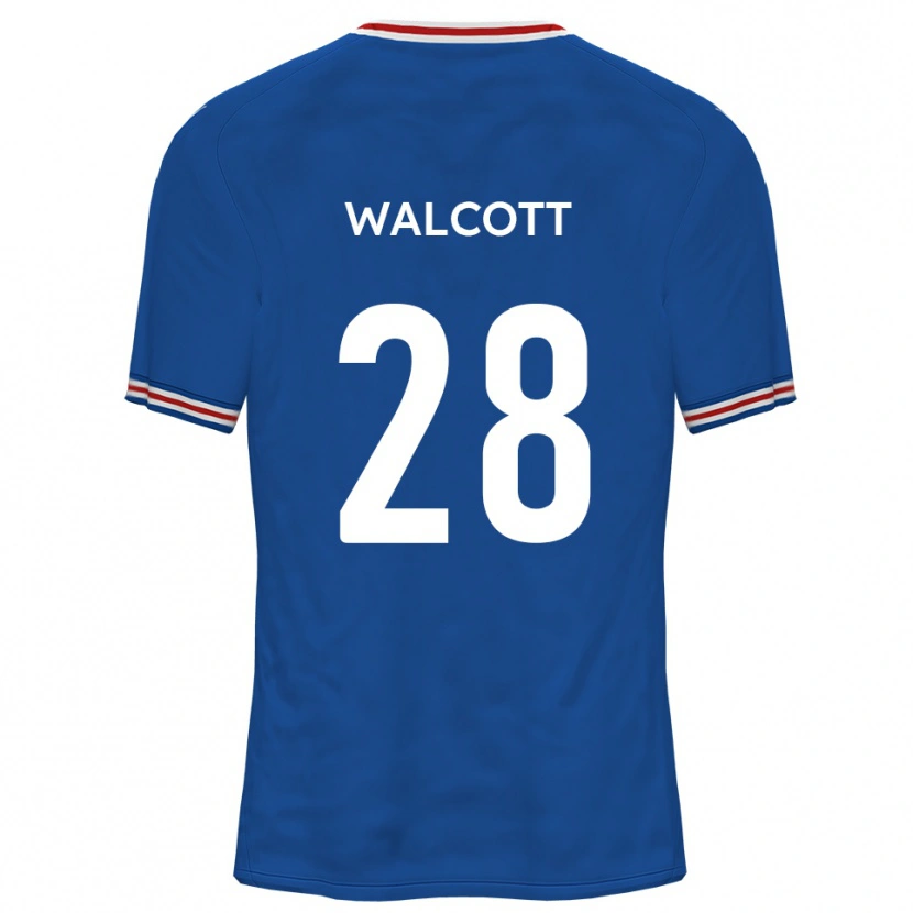 Danxen Kinderen Malachi Fagan-Walcott #28 Dodger Blue Uitshirt Uittenue 2025/26 T-Shirt