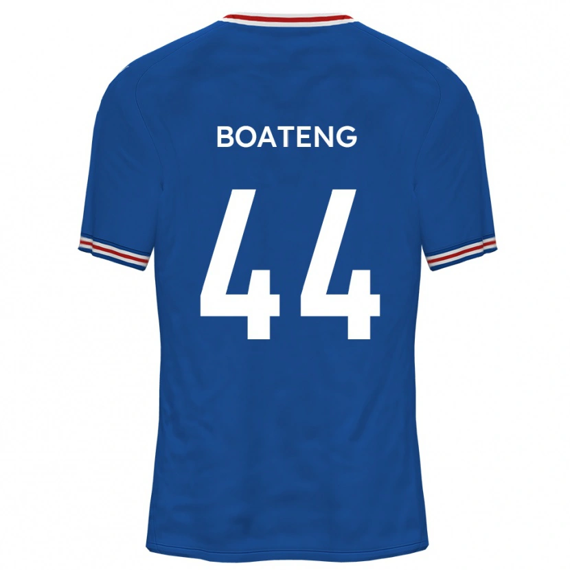 Danxen Kinderen Hiram Boateng #44 Dodger Blue Uitshirt Uittenue 2025/26 T-Shirt