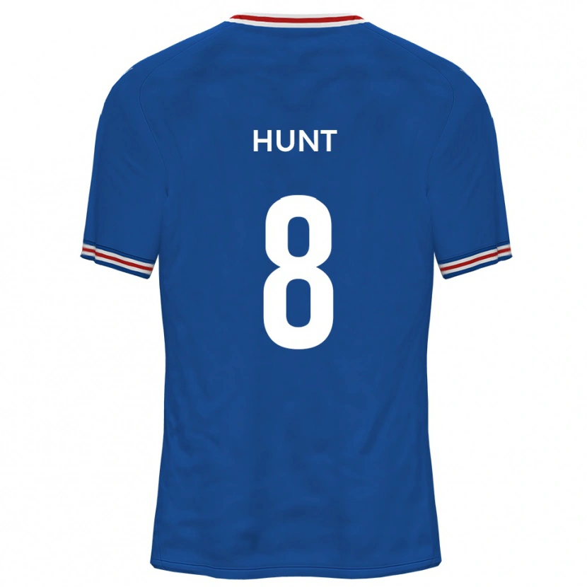 Danxen Kinderen Alex Hunt #8 Dodger Blue Uitshirt Uittenue 2025/26 T-Shirt