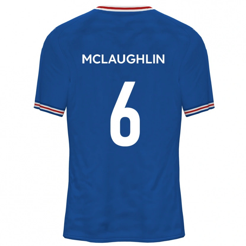 Danxen Kinderen Paddy Mclaughlin #6 Dodger Blue Uitshirt Uittenue 2025/26 T-Shirt